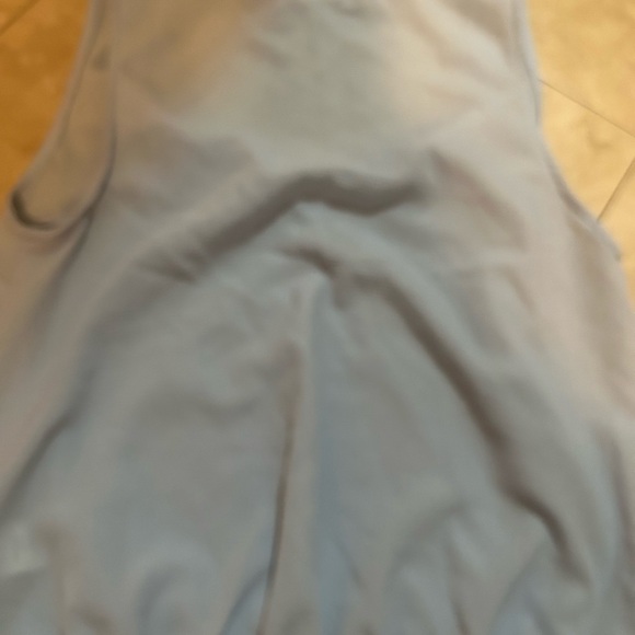 mi ami FRANCESCAS COLLECTION Light Blue Lace Trim wrap Blouse - Picture 5 of 5